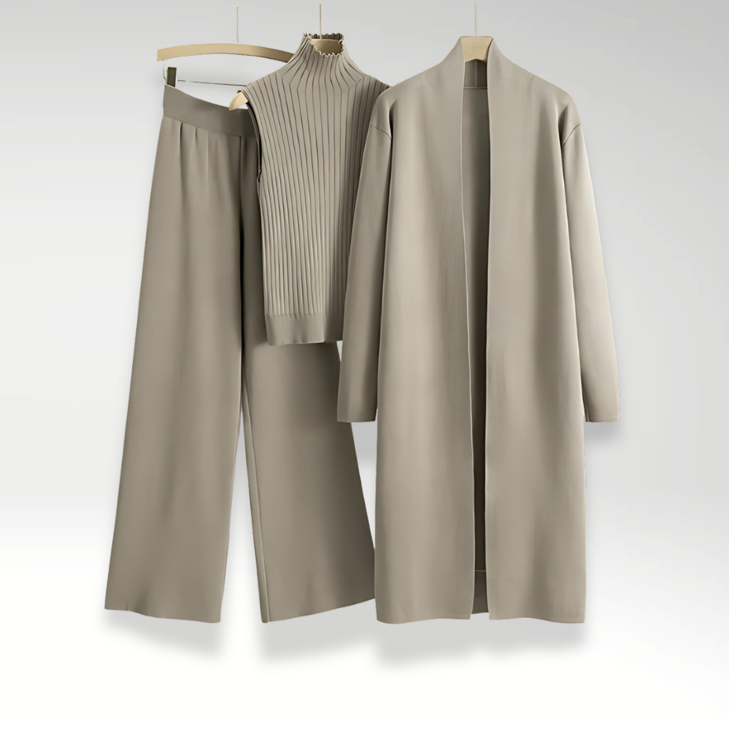 Klara | Luksusowy trzyczęściowy zestaw dzianinowy