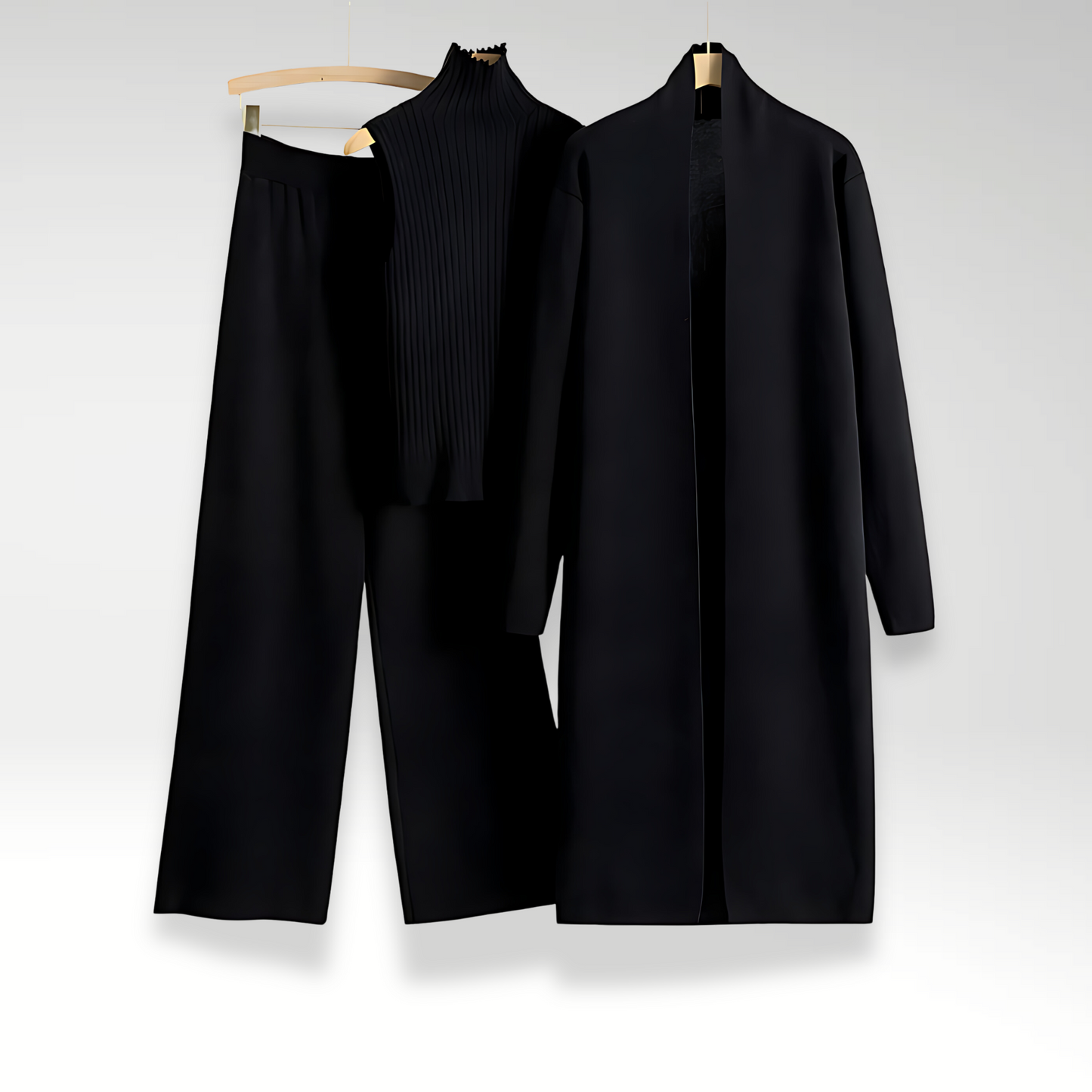 Klara | Luksusowy trzyczęściowy zestaw dzianinowy