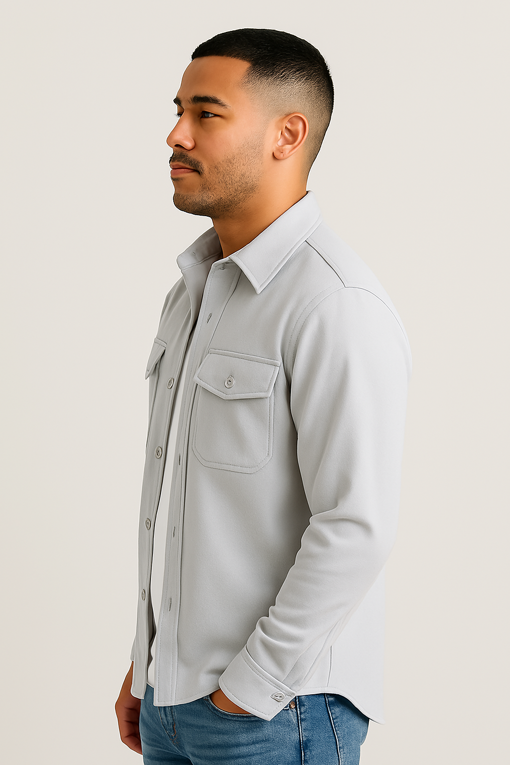 Cedrik | Koszula z kieszeniami na piersi