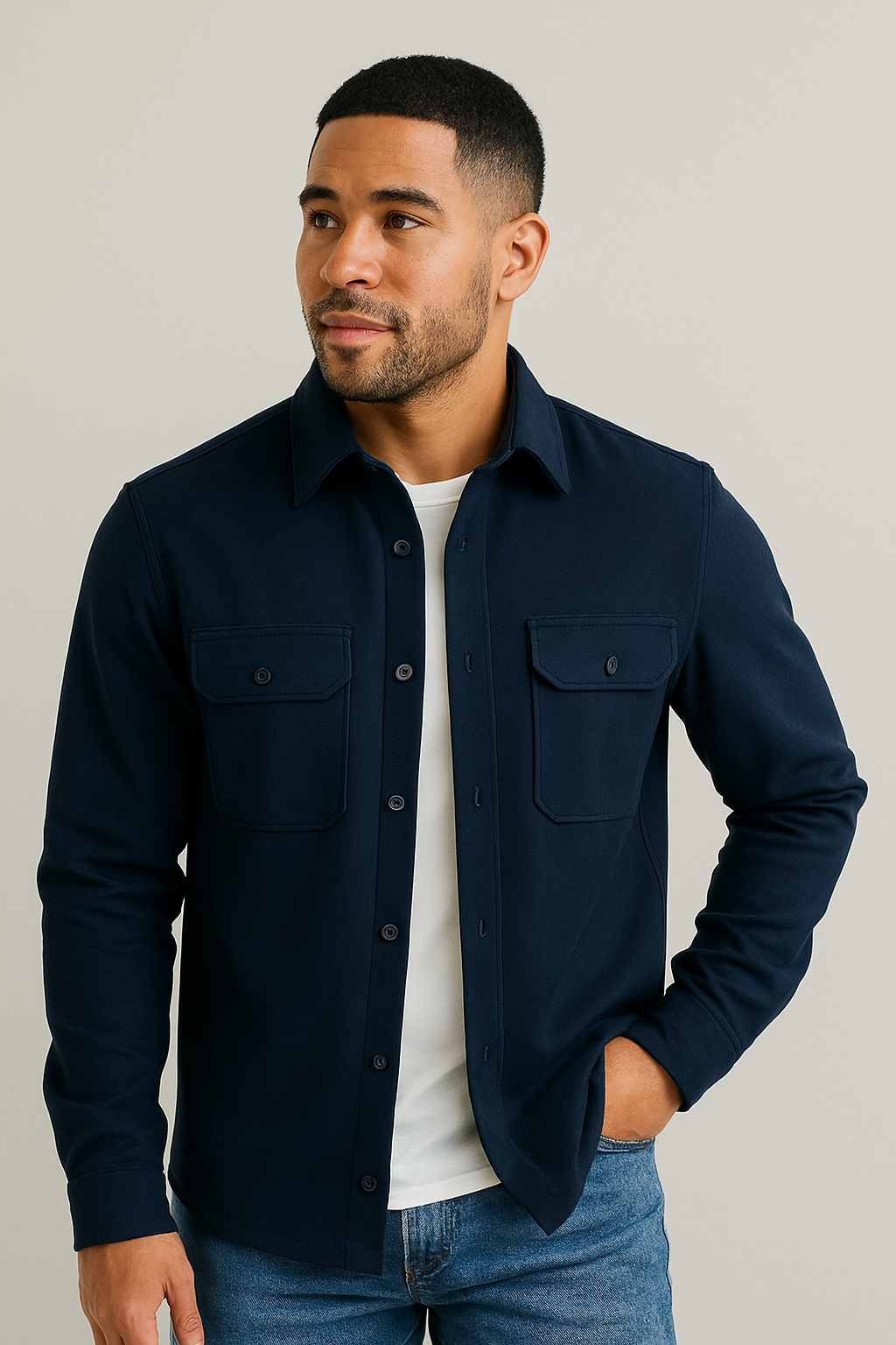 Cedrik | Koszula z kieszeniami na piersi