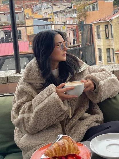 Katarzyna | Kurtka teddy z polaru